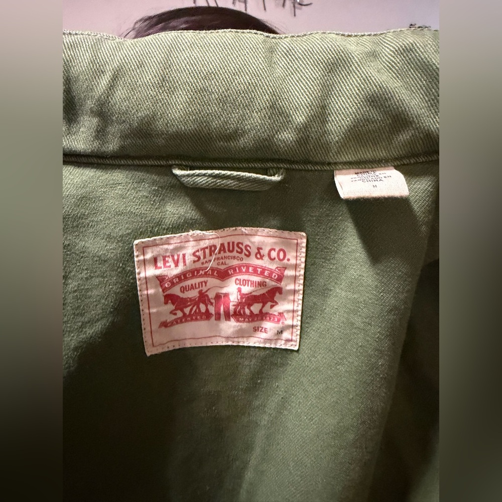 Levi's Olive Military Field Jacket - Picture 3 of 5